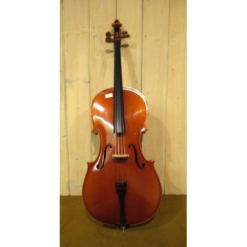 190 - Two student's three quarter size cellos in soft cases