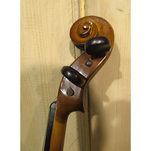 197 - Two Stentor student violins in fitted cases, together with another similar smaller