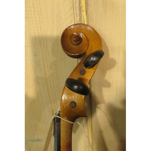 202 - Tatra violin by Rosetti, after Stradivarius, with a two piece 14in back