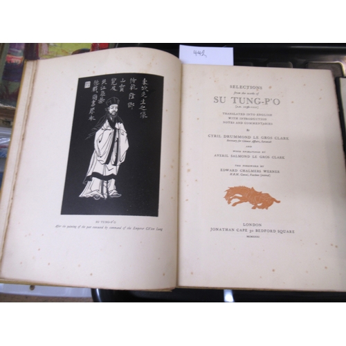 442 - One volume, ' The Twilight of the Nymphs ' by Pierre Louys, Limited Edition of 1200 on unbleached ha... 