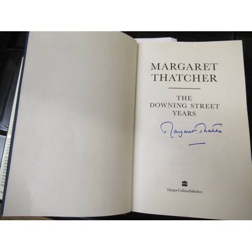 454 - Margaret Thatcher ' The Downing Street Years ', signed by the author, publisher Harper Collins