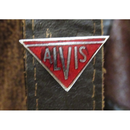 85 - Irwin Leathercraft leather and sheepskin replica World War II flying jacket, size 42, with pamphlet