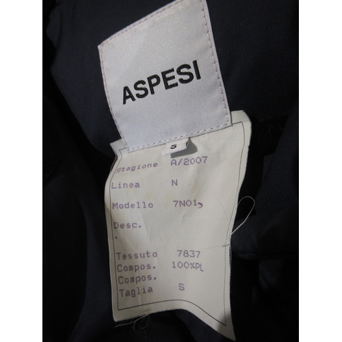 91 - Ralph Lauren, ladies leather jacket, size 8, together with an Aspesi padded coat, size S