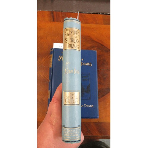 445 - One volume, ' The Adventures of Sherlock Holmes ' by Arthur Conan Doyle, First Edition, dated 1892, ... 