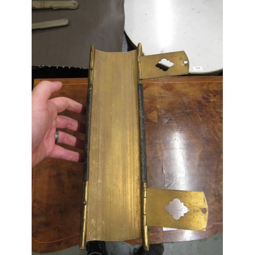 448 - Victorian leather bound family bible with gilt metal clasps and corner mounts