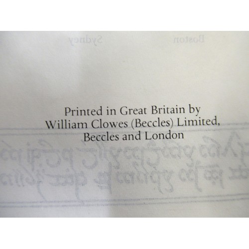 456 - ' The Lord of the Rings ' by J.R.R. Tolkien Deluxe Edition with black boards decorated in silver and... 