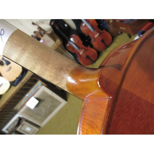 196 - David Dix viola in a fitted case, with a two piece 15 and 7/8in back, the handwritten label inscribe... 