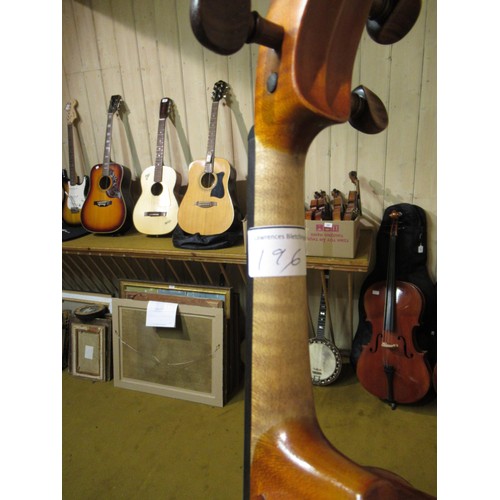 196 - David Dix viola in a fitted case, with a two piece 15 and 7/8in back, the handwritten label inscribe... 