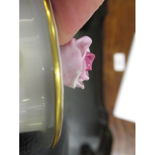 493 - Herend porcelain cabaret set comprising:  teapot, sugar basin, cream jug, two cups and saucers and a... 