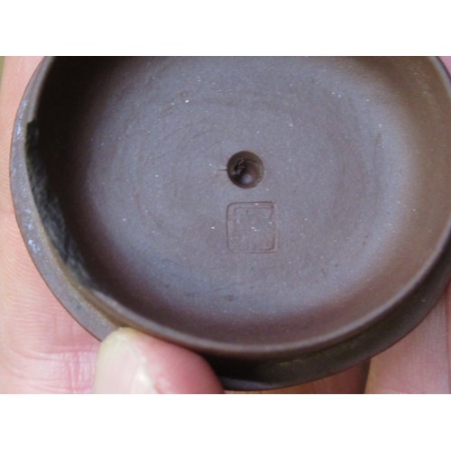 577 - Paragon part tea service, Japanese terracotta teapot and a satsuma pottery preserve jar with cover (... 