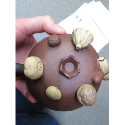 577 - Paragon part tea service, Japanese terracotta teapot and a satsuma pottery preserve jar with cover (... 