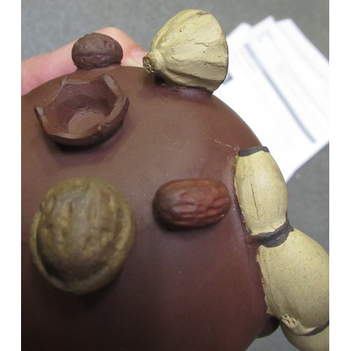 577 - Paragon part tea service, Japanese terracotta teapot and a satsuma pottery preserve jar with cover (... 