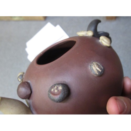 577 - Paragon part tea service, Japanese terracotta teapot and a satsuma pottery preserve jar with cover (... 