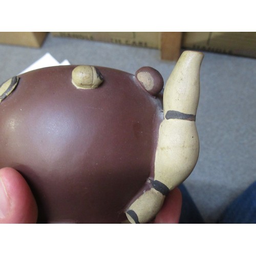 577 - Paragon part tea service, Japanese terracotta teapot and a satsuma pottery preserve jar with cover (... 