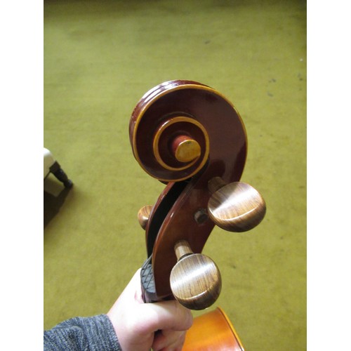 190 - Two student's three quarter size cellos in soft cases