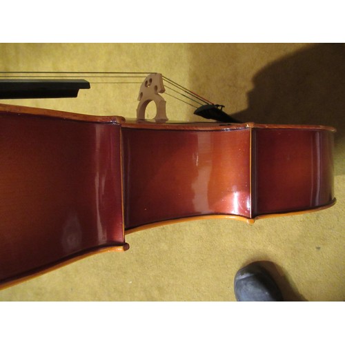190 - Two student's three quarter size cellos in soft cases