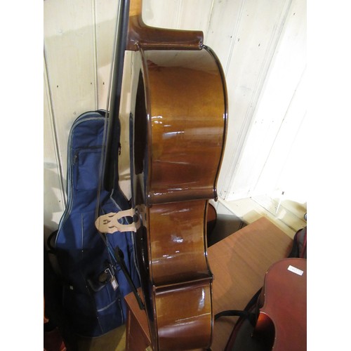 191 - Two student's half size cellos in soft cases