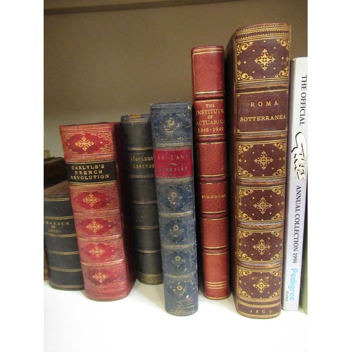 466 - Quantity of miscellaneous leather bound books