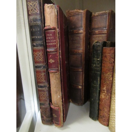 466 - Quantity of miscellaneous leather bound books