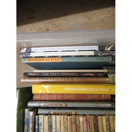 467 - Two large boxes containing a quantity of miscellaneous books including early Penguin