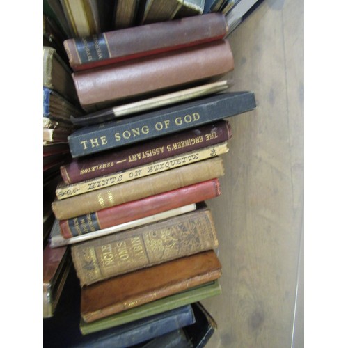 467 - Two large boxes containing a quantity of miscellaneous books including early Penguin