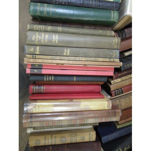 467 - Two large boxes containing a quantity of miscellaneous books including early Penguin