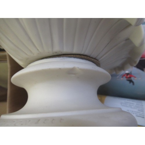 567 - 19th Century Art Union of London Parian ware bust of Clytie, 34cm high