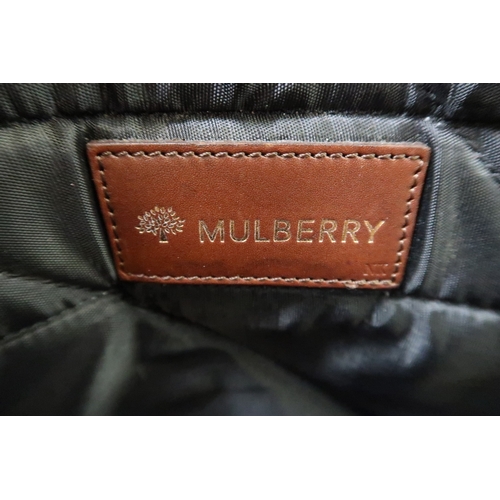 43 - Mulberry backpack with zip opening to top and side pocket (missing tags to zippers)