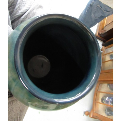 456 - Early Moorcroft Claremont pattern vase, painted signature in green to the base and impressed marks, ... 