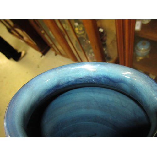 456 - Early Moorcroft Claremont pattern vase, painted signature in green to the base and impressed marks, ... 