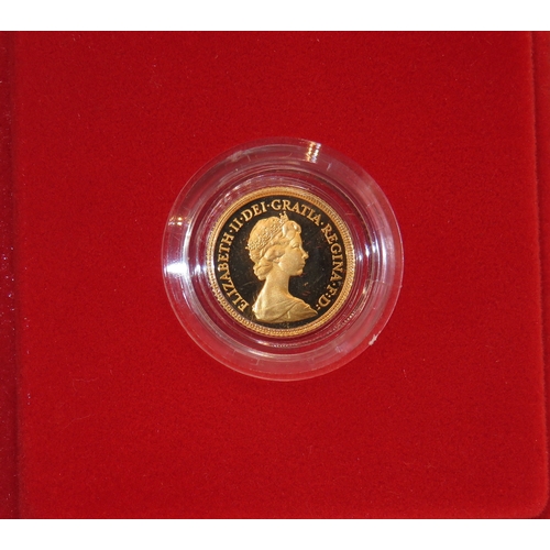 1189 - 1980 Proof half sovereign