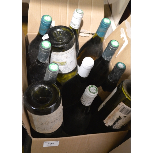 131 - Twelve bottles of various French white wines including 1994 Sancerre, 1998 Pouilly Fume and others