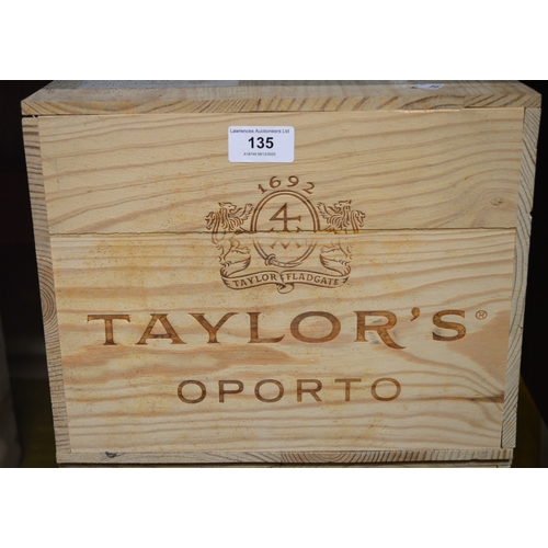 135 - Unopened case of Taylor's vintage Port 2003