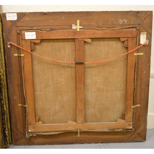 1515 - Pierre Eugene Montezin, oil on canvas, French village street scene, signed, 71 x 76cm, gilt framed