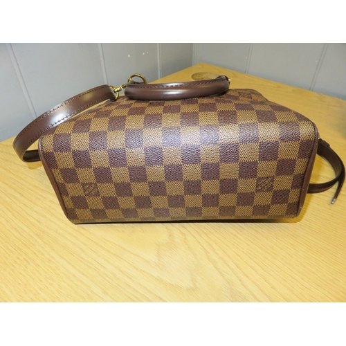 163A - Lous Vuitton Brera Damier handbag with detachable shoulder strap and dust cover