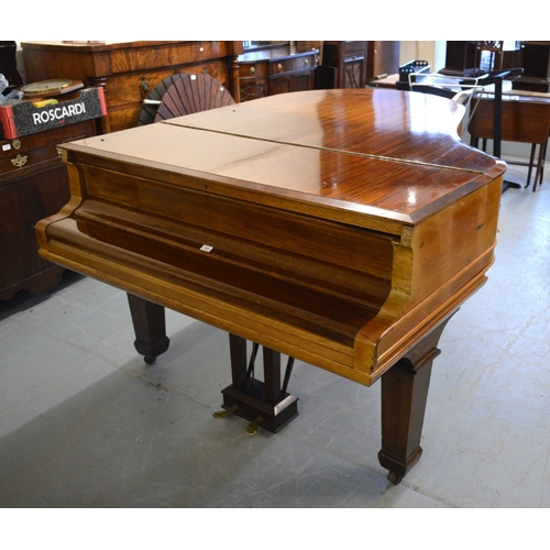 1863 - Steinway & Sons, rosewood cased boudoir grand piano, serial number 1514, raised on later square tape... 