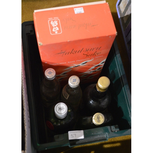 37 - Miscellaneous bottles of various spirits, liqueurs etc.