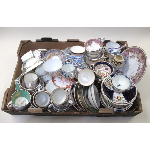 941 - Miscellaneous items of 18th and 19th Century English porcelain tea and dessert ware