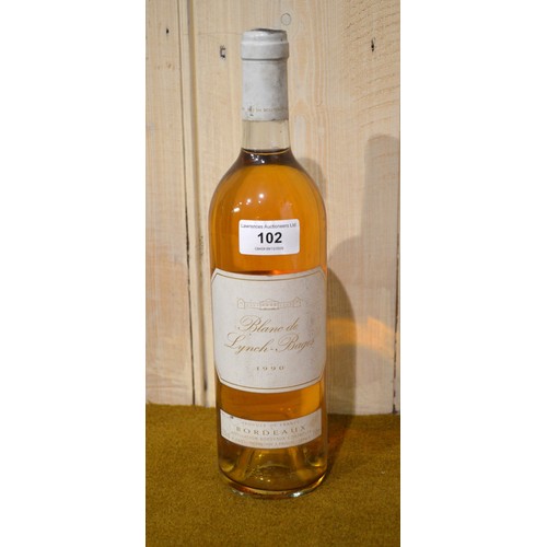 102 - One bottle Chateau Lynch-Bages Blanc 1990