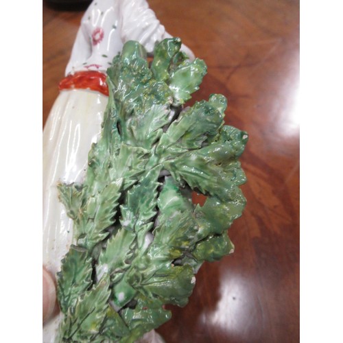 924 - Collection of nine 18th / 19th Century English pottery and porcelain figures, including Derby, Chels... 