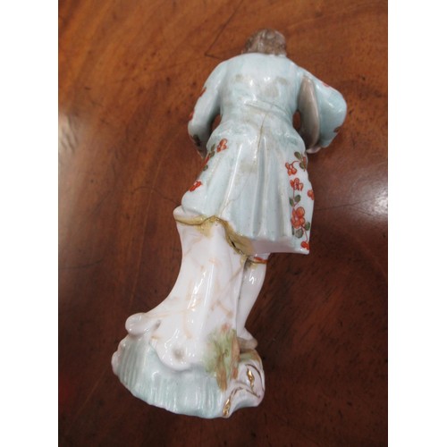 924 - Collection of nine 18th / 19th Century English pottery and porcelain figures, including Derby, Chels... 