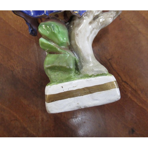 924 - Collection of nine 18th / 19th Century English pottery and porcelain figures, including Derby, Chels... 