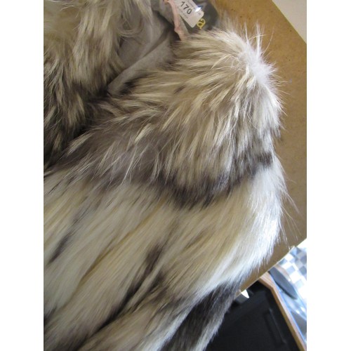 170 - Ladies full length fur coat