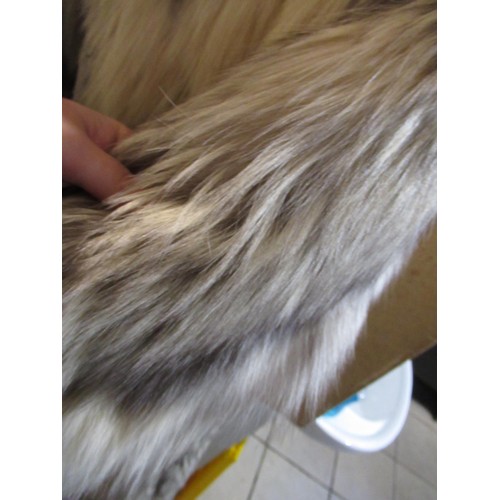 170 - Ladies full length fur coat
