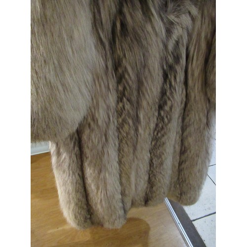 170 - Ladies full length fur coat