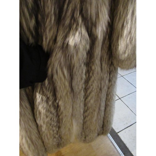 170 - Ladies full length fur coat