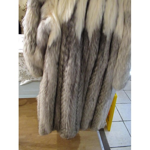 170 - Ladies full length fur coat