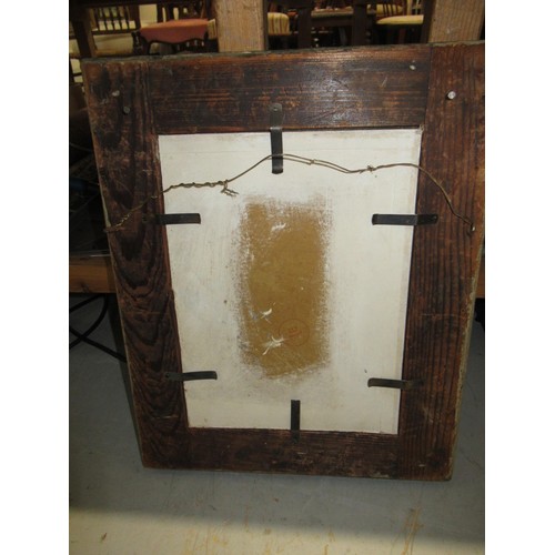 1355 - Mid 20th Century, oil on canvas board, head study of a man bearing Vente Roualt, studio stamp verso,... 