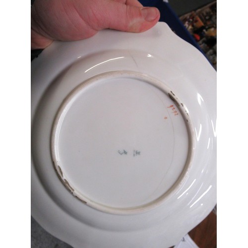 897 - Copeland 19th Century / early 20th Century gilt floral and blue banded tea and part dinner service