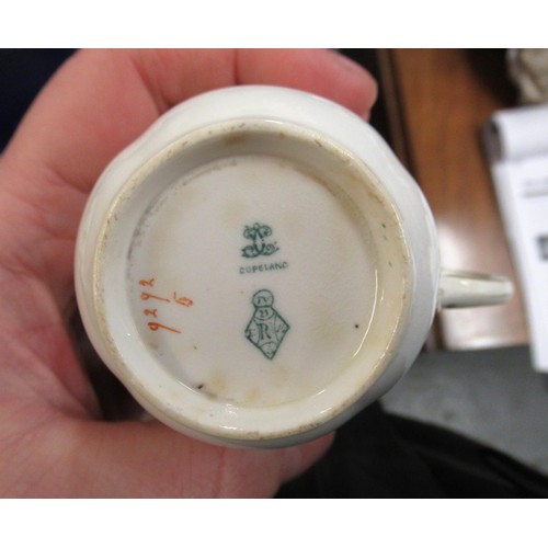 897 - Copeland 19th Century / early 20th Century gilt floral and blue banded tea and part dinner service